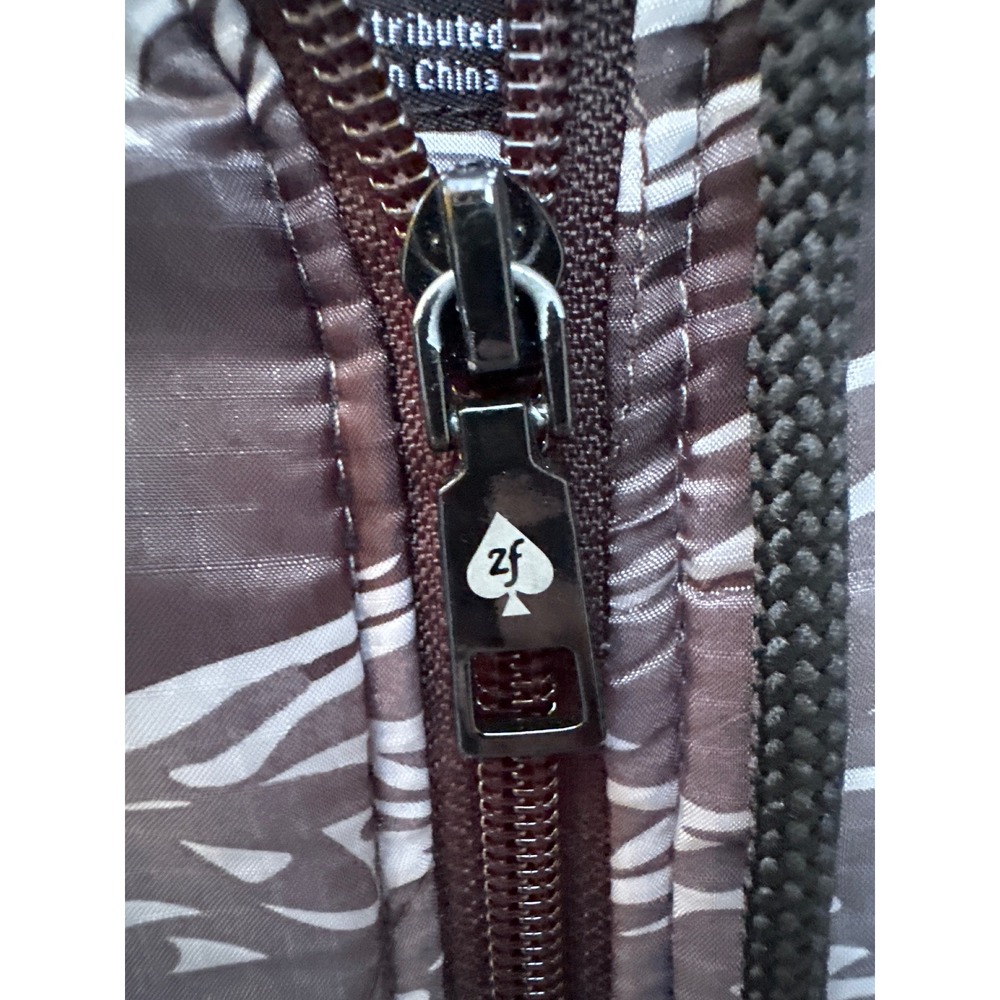 Zero Foxtrot Contraband XL Quilted Zip Hoodie – Black Tiger Stripe Camo Woobie. - Picture 3 of 4